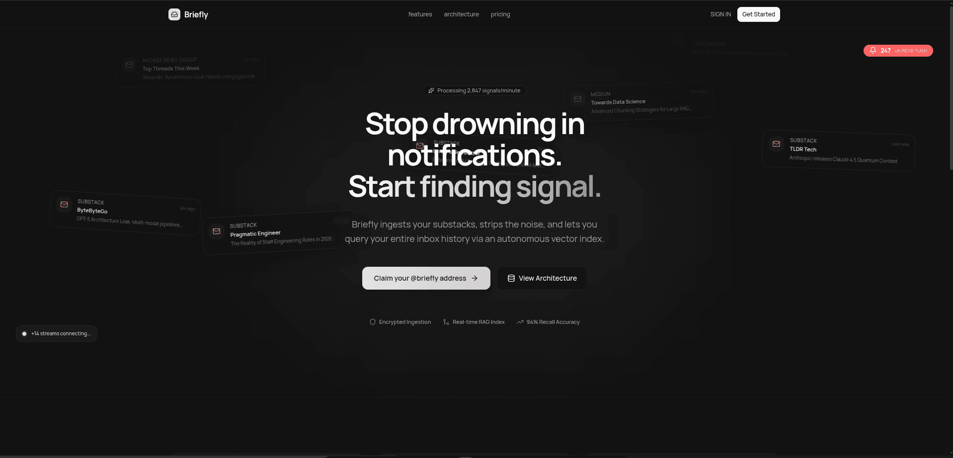 Briefly